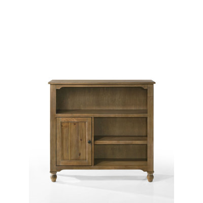 Edan 46.675'' H X 47.75'' W Solid Wood Bookcase