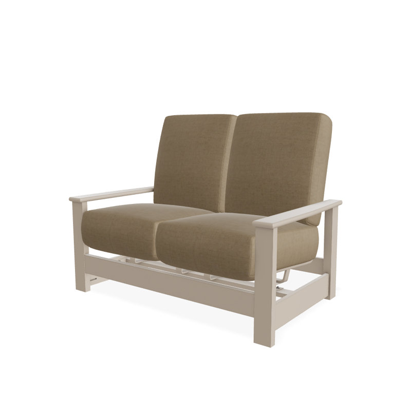 Leeward 56.5'' Wide Loveseat with Cushions, Wren, Desert