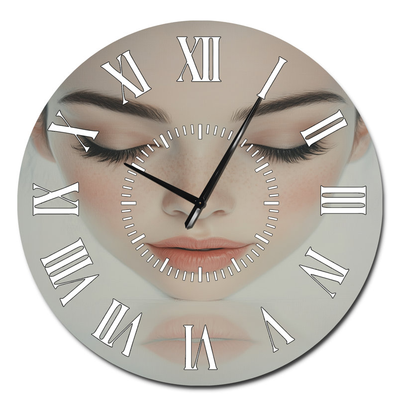 Horloge murale pastel, Surdimensionné