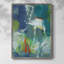 Impression tropicale encadrée Tropical graphiques IV - bois massif-549833528