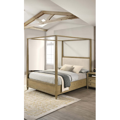 Grand lit à baldaquin Rustic Charm
