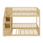 Lit superposé au sol robuste, escalier de rangement inclus-129754765