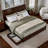 Lamayia Solid Wood Sleigh Platform Bed with Footboard and Storage Drawers-2033809128-2061774705