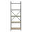 Antique Oak And Sandy Grey 5-Tier Bookcase-1449134525-1449134520