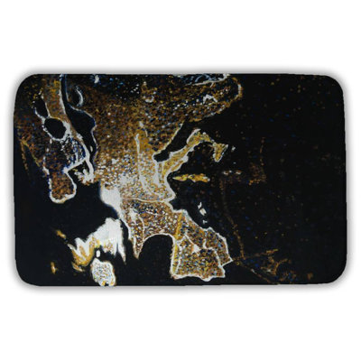 european continent Bath Mat with Non-Slip Backing - Quick Dry Memory Foam Bathroom Rug - Absorbent - Modern Plush Spa-Style - Machine Washable