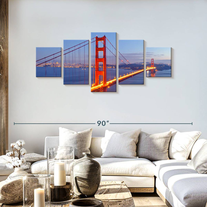 Porte, pont, paysage marin
