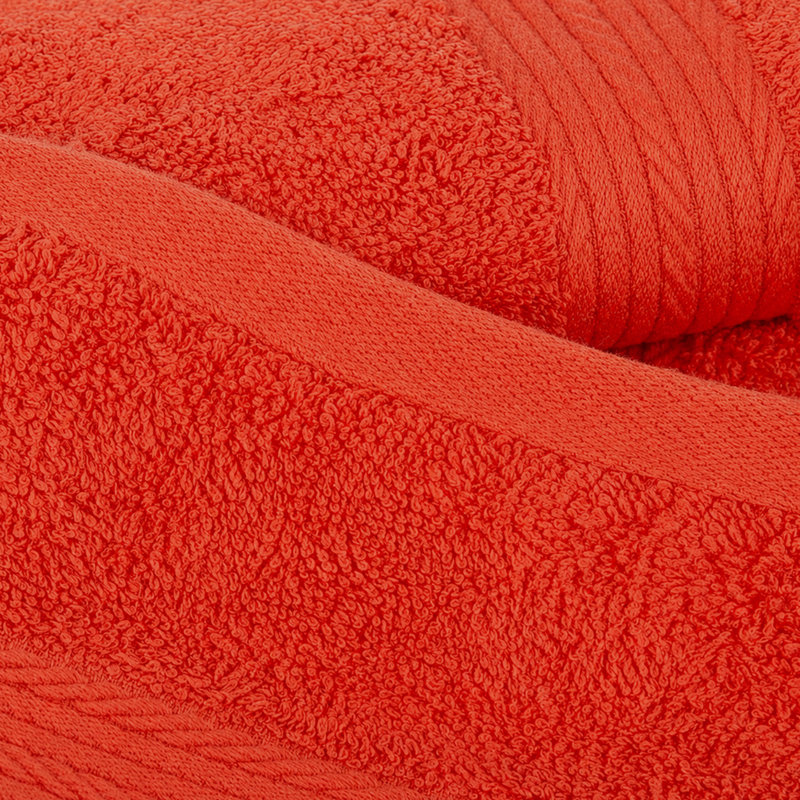 Essuie-mains 100% coton 600 g / m² absorbant à séchage rapide, Orange