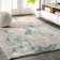 Lasley Contemporary POP Modern Abstract Vintage Faded Blue/Gray Rug