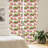 Lotus Flower Semi-Sheer Rod Pocket Curtain Panels-45228162