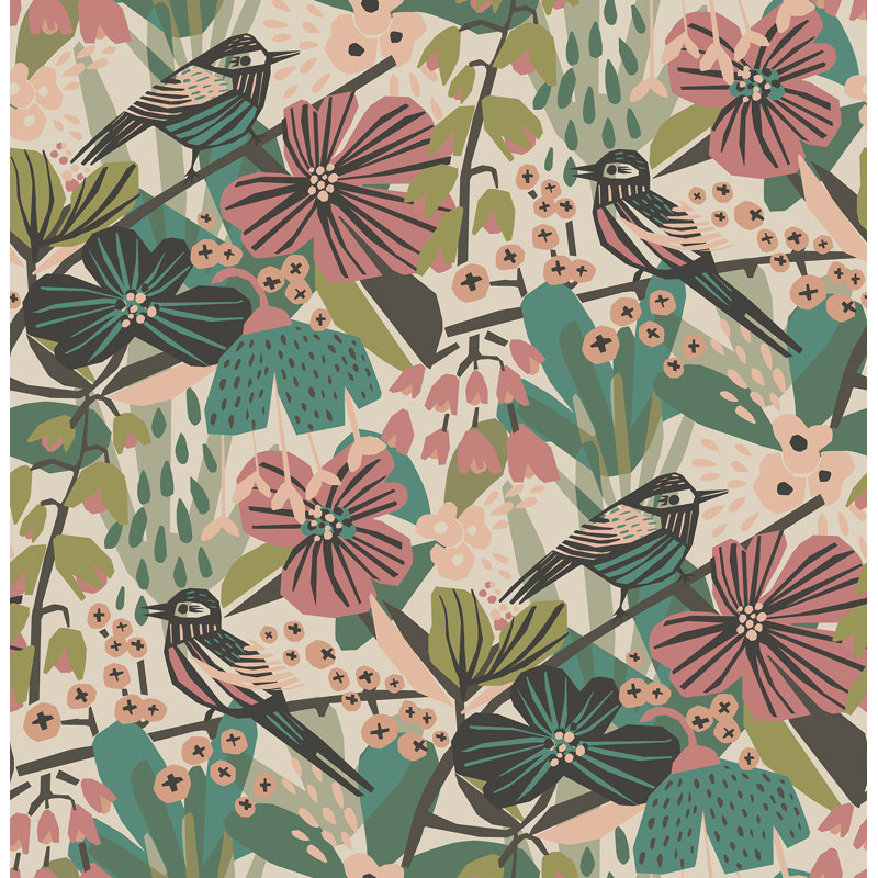 Bjartey Peel & Stick Roll, Pink