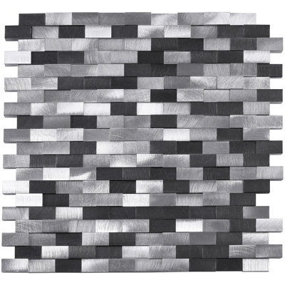 Carreau de mosaïque murale Slender Random l 11,75 po x 11,75 po 