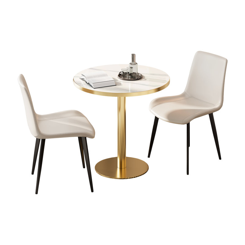 Chaises de salle à manger modernes, Crème, crème