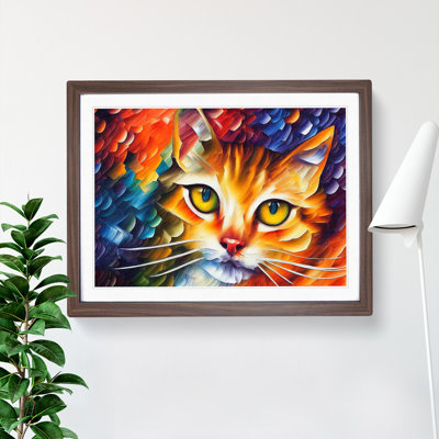 Cat Vol.5 Abstract - Framed Print