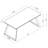 Smith Black Rectangular Ceramic Top Dining Table