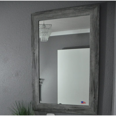 Machuca Engineered Wood Rectangle Wall Mirror