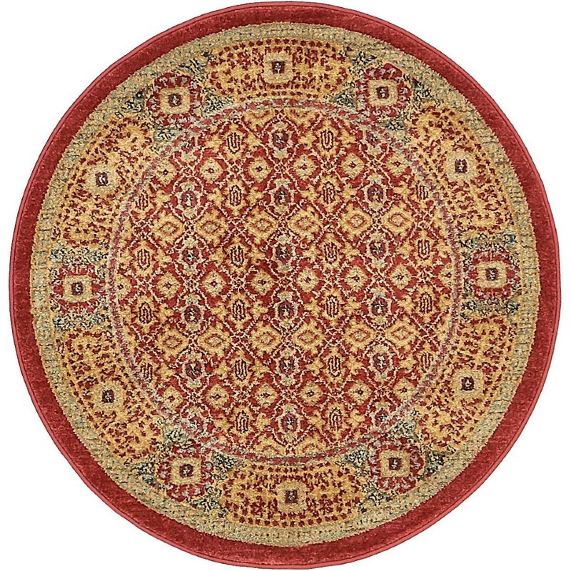 Palazzo Oriental Indoor Rug, Round 8'