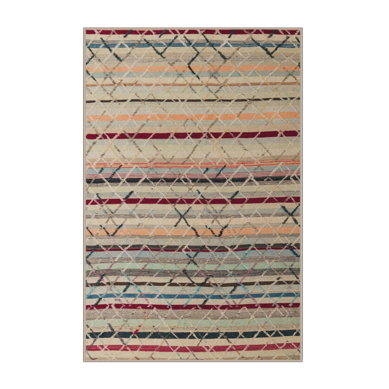 Tapis abstrait moderne 5238, Rectangle 4 pi x 6 pi