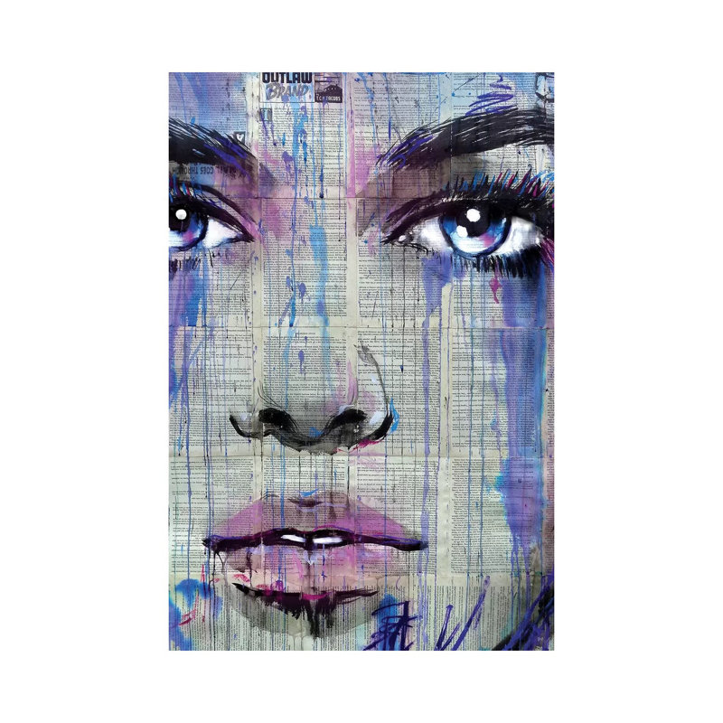 Outlaw Heart by Loui Jover - Wrapped Canvas Painting, 20.32 cm H x 30.48 cm W