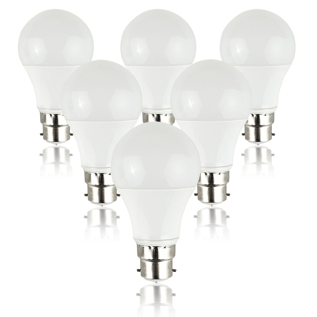 B&Q -  B22 Pack Of 5 6W Standard Cool White Led Bulbs - Image 6
