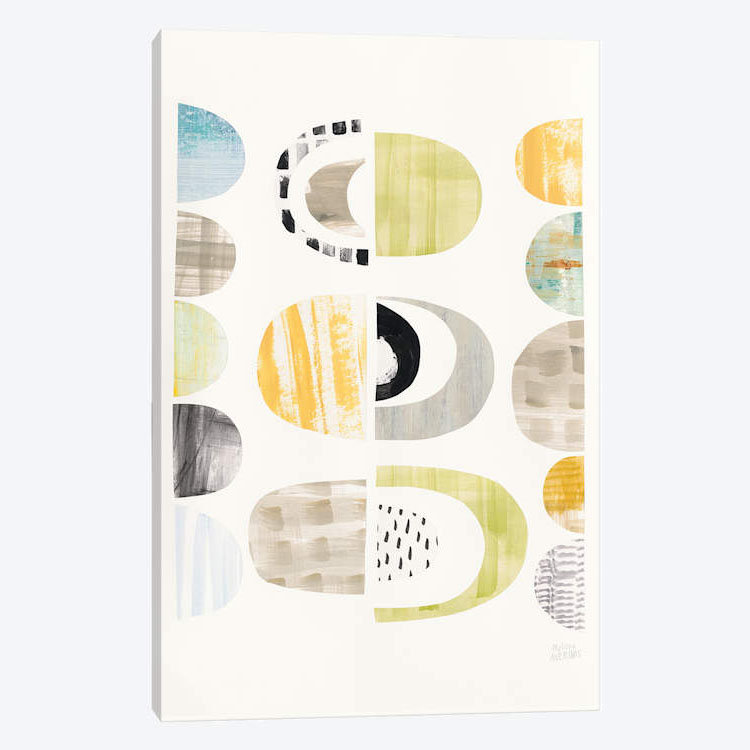 « mod neutrals ii », impression sur toile, H 60 po x l 40po x P 1,5 po, Toile tendue, Pas de tapis