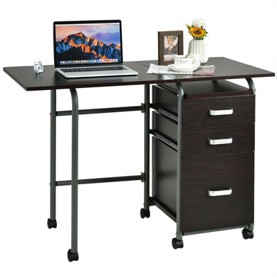 Metal Base Computer Desk