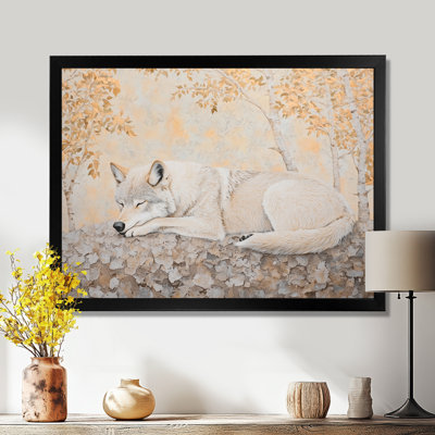 Wolf Den In The Winter II - Wolf Print Wall Art