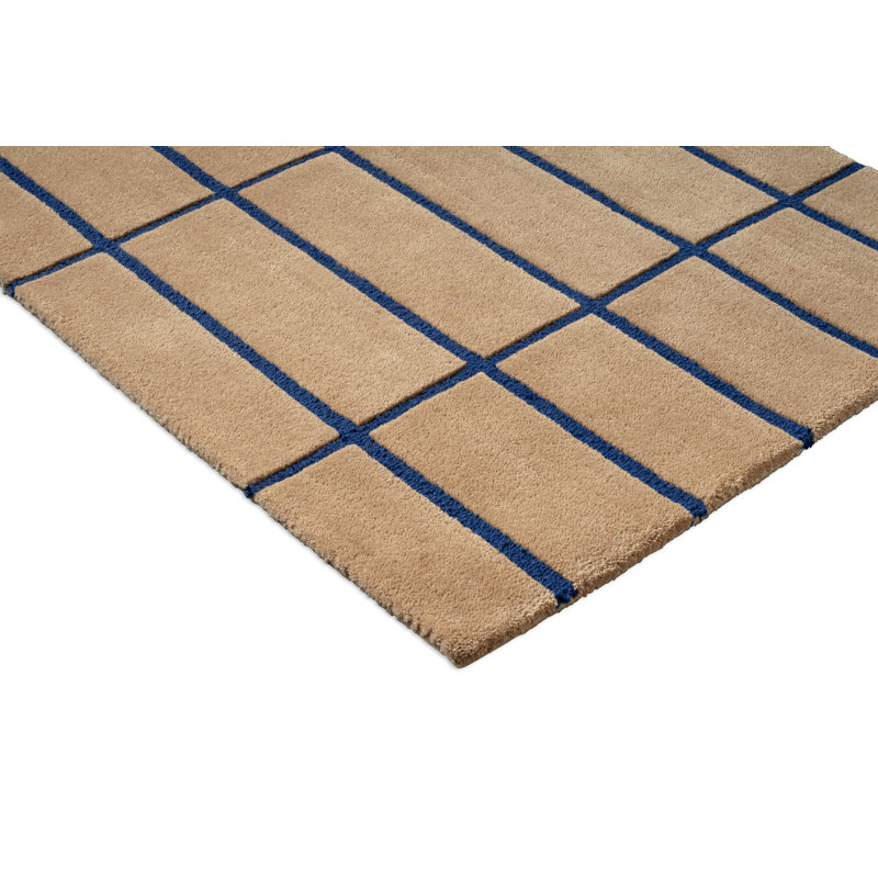 Tapis Tiiliskivi bleu vif , Bleu vif, Tapis de couloir 3 pi x 9 pi
