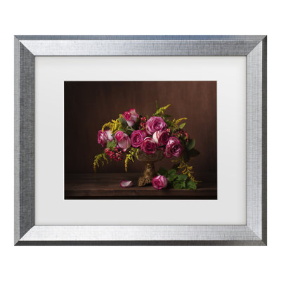Bolog Alina Lankina Still Life With Roses Matted Framed Art
