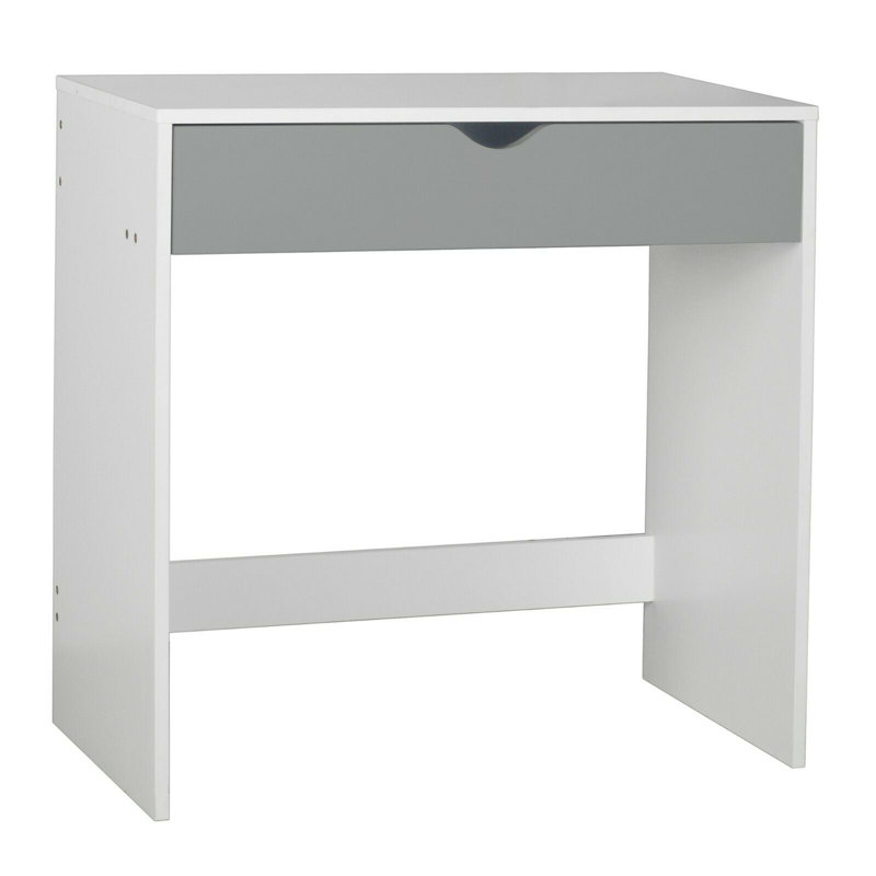 Wilma Writing Desk, White/Grey