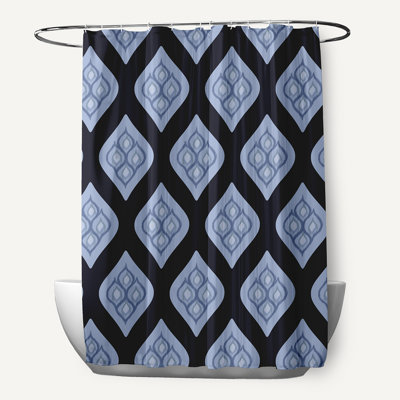 Menara Geometric Shower Curtain