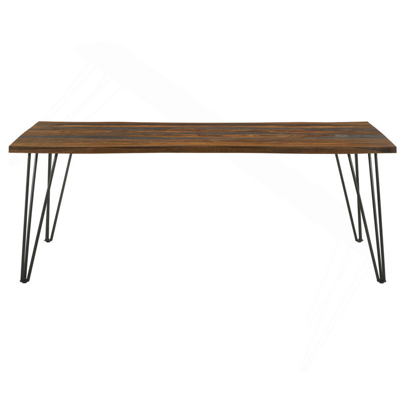 Neve Grey Sheesham Live Edge Dining Table
