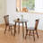 George Oliver Small Round Solid Wood Dining Table-712869496