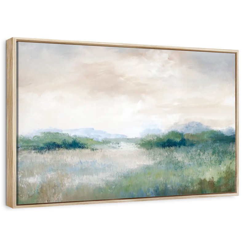 Calmer Vista, Cadre flottant en bois naturel, 37 po x 25 po