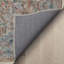 Tapis bleu clair à tissage plat Ervin Emilia-72950107