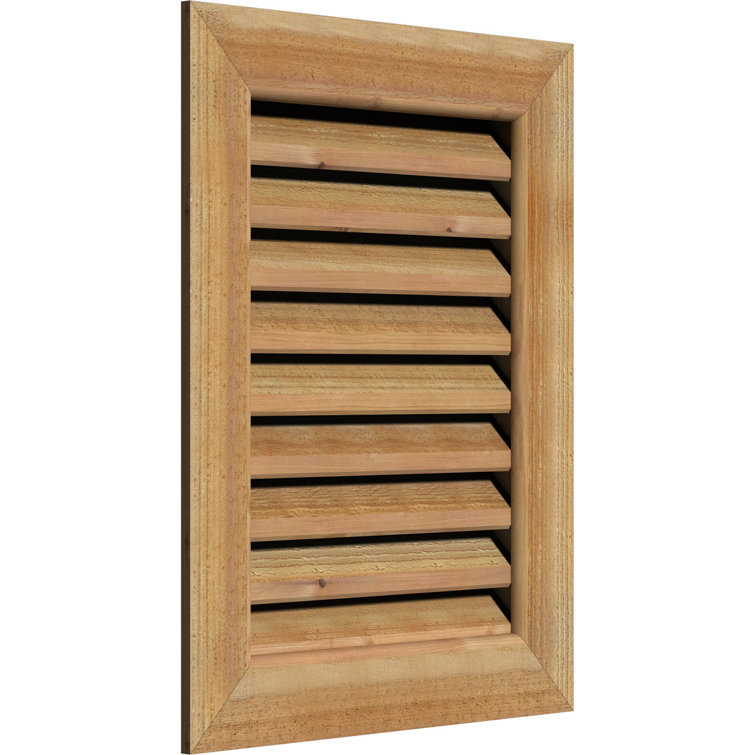 Évent vertical en bois à pignon