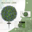 Ensemble de 2 fausses lavandes artificielles artificielles, protection contre les rayons UV