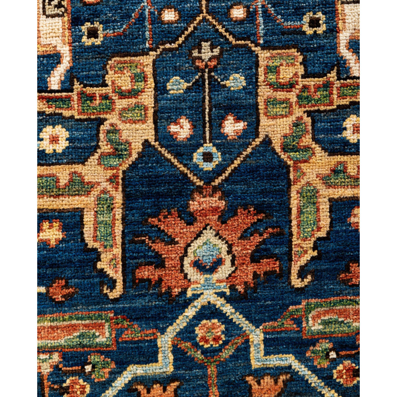 Serapi One-of-a-Kind 8' 1" X 9' 9" Hand Knotted Area Rug