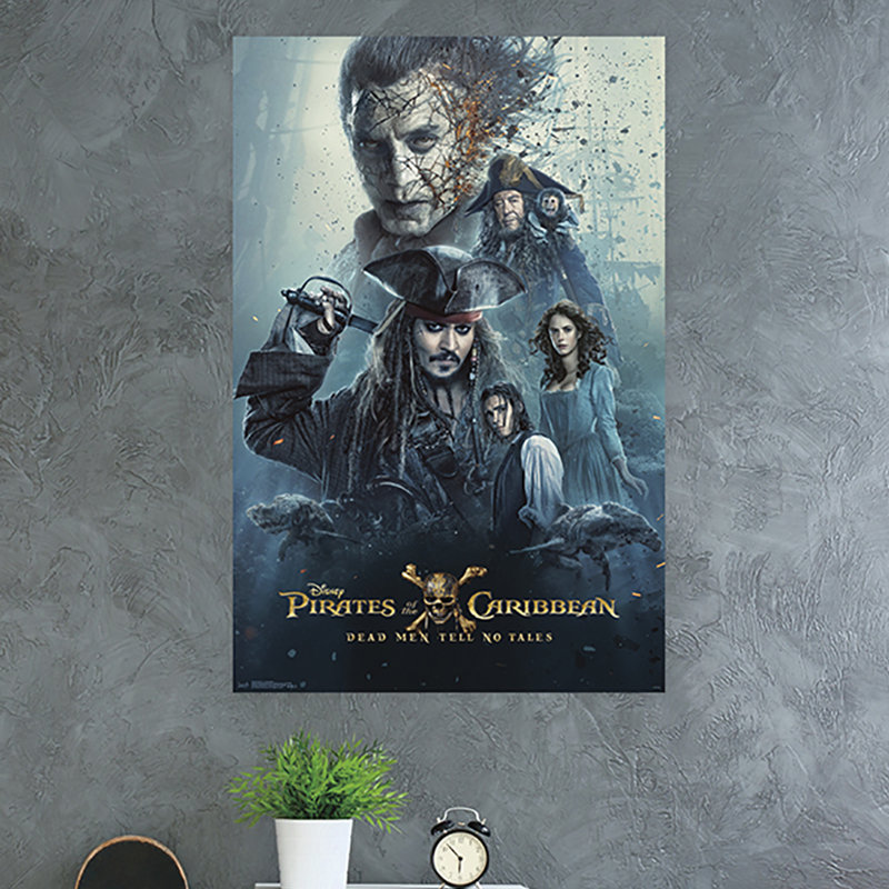 « pirates des caraïbes » : « dead masculins tell no contes », impression sur papier