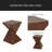 Geometric Mgo Side Table-270878469