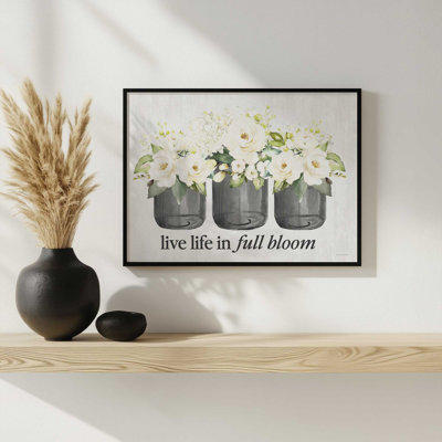 Impression florale pleine fleur par Trio