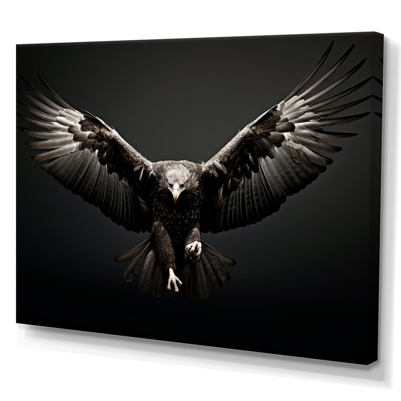 «Bold Eagle Power Hunter II», impressions encadrées, H 12 po x l 20 po x P 1 po, Toile tendue