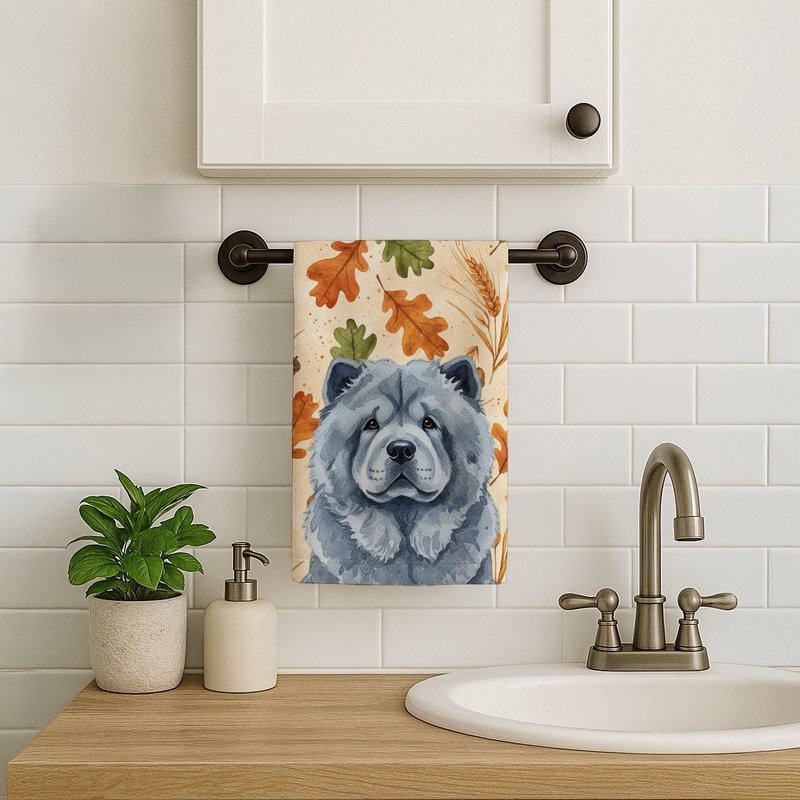 Serviette de cuisine Blue Chow Chow Heirloom, Blue Chow Chow