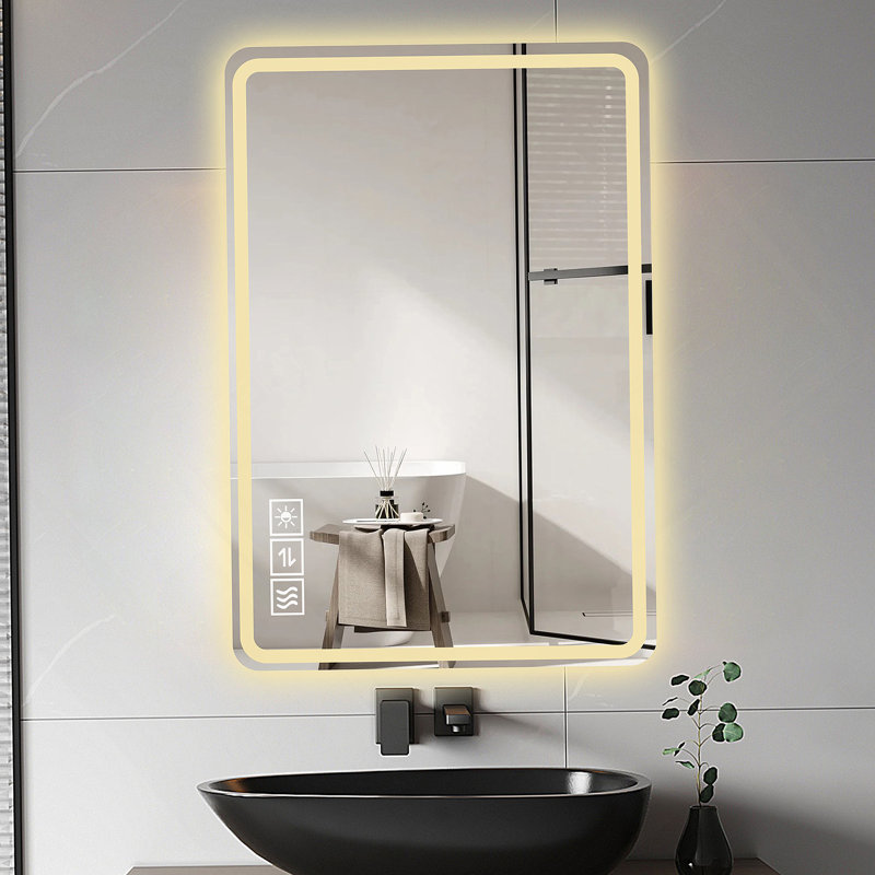 Miroir rectangulaire horizontal et vertical, 40" x 24"