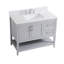 Ensemble de meuble-lavabo simple 42 po Scottsbluff-329134244