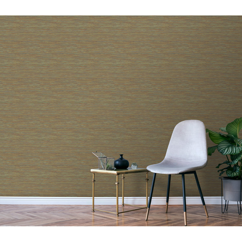 Labastide Jomon Grasscloth Effect 10.05m x 53cm Textured Matte Wallpaper Roll, Red/Orange/Green