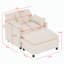 Chaise d'appoint moderne avec repose-pieds-1818739566