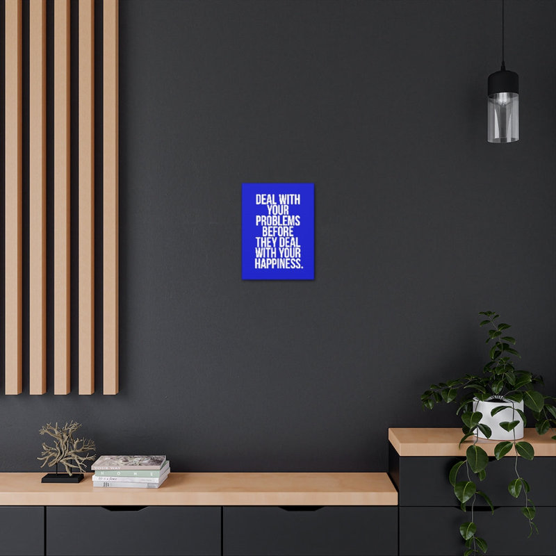 Décoration murale inspirante «Affaire avec vos problèmes»