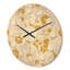 Horloge murale rétro en bois rétro Poppies III-63891449