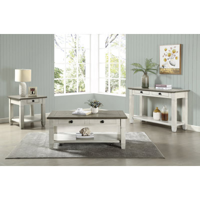 Ensemble de 3 tables basses Curtis
