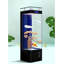 Aquarium vertical minimaliste en verre ultra-transparent avec éclairage DEL intégré